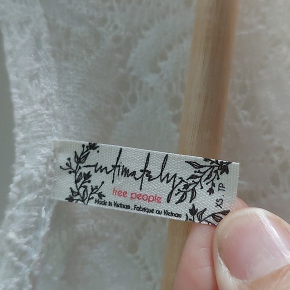 Free People Sure Thang White Lace Tank Top - Picture 5 of 5